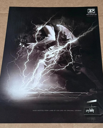 Mark Morton of Lamb of God - Dunlop - 2006 Print Advertisement