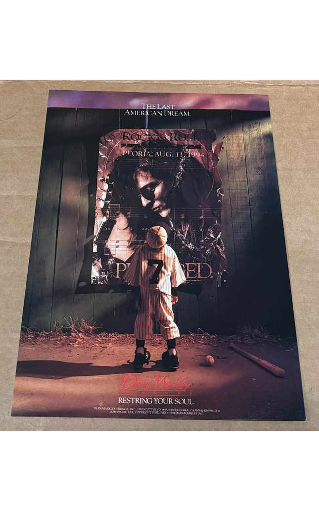 Dean Markley Strings - Steve Stevens of Billy Idol - 1995 Print Advertisement