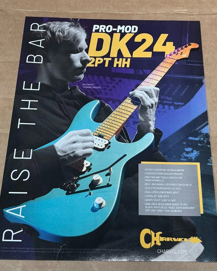 THOMAS GRIGGS - CHARVEL GUITARS - 2019 Print Advertisement