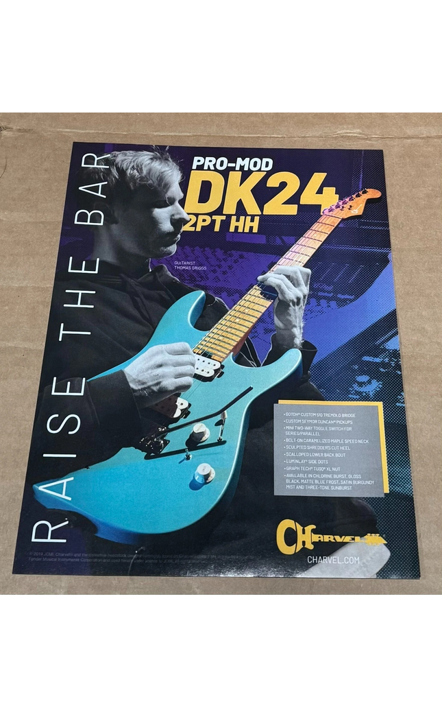THOMAS GRIGGS - CHARVEL GUITARS - 2019 Print Advertisement