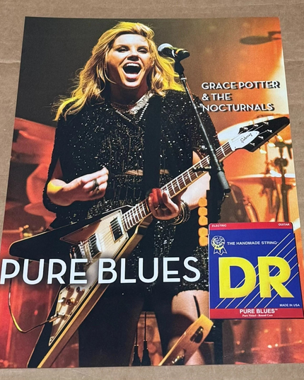 GRACE POTTER & THE NOCTURNALS - DR Strings - 2013 Print Ad