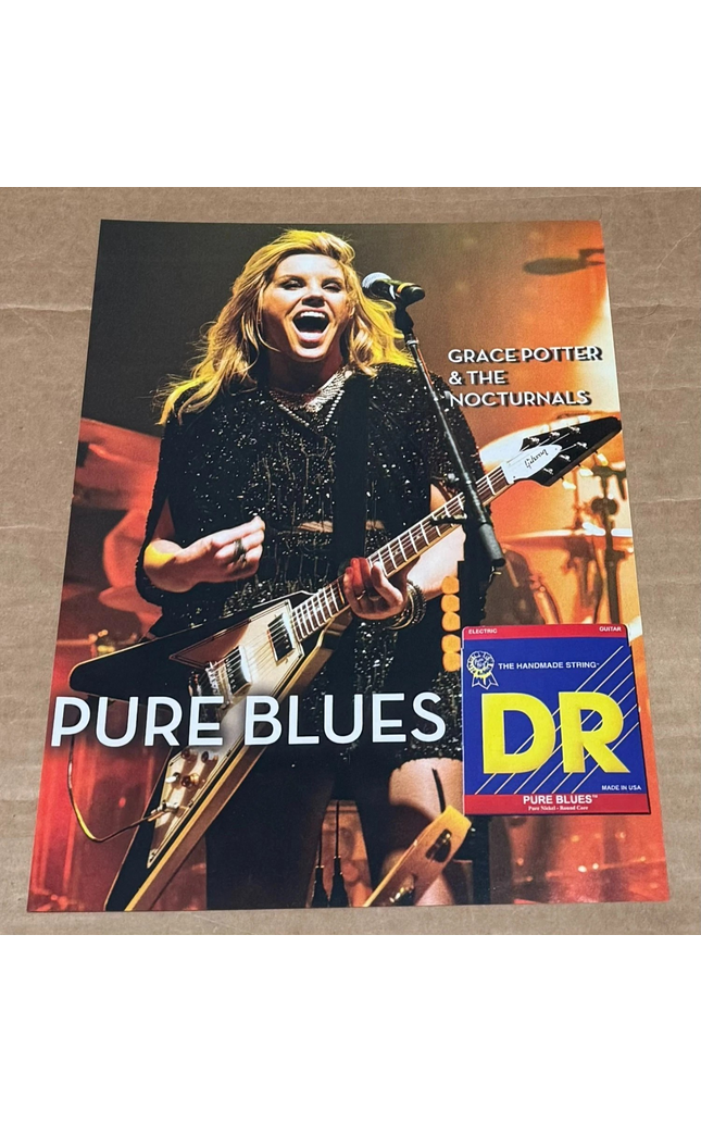 GRACE POTTER & THE NOCTURNALS - DR Strings - 2013 Print Ad