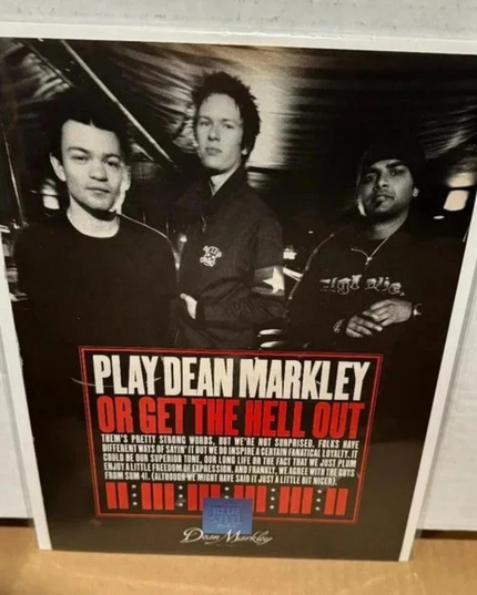 SUM 41 - Dean Markley Strings - 2003 Print Ad