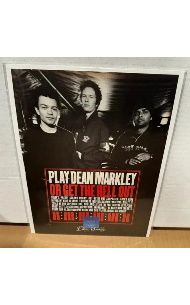 SUM 41 - Dean Markley Strings - 2003 Print Ad