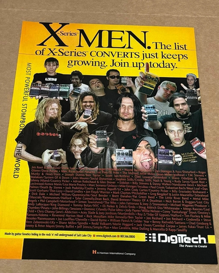Disturbed / Korn - DigiTech - 2003 Print Advertisement
