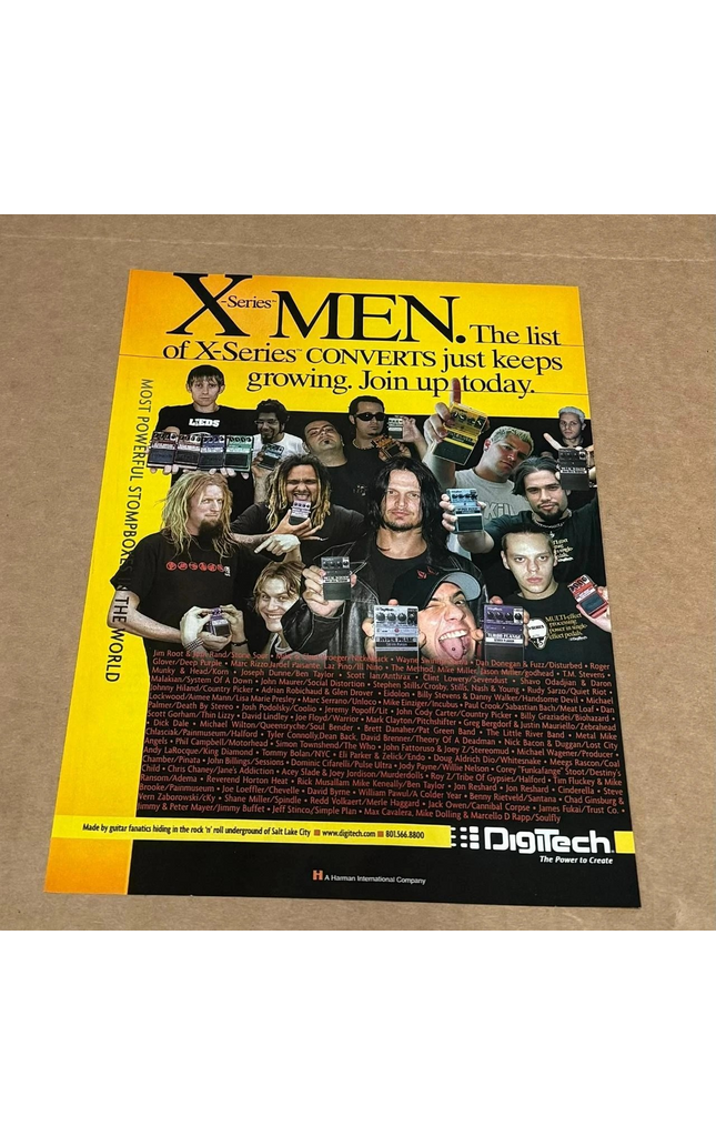 Disturbed / Korn - DigiTech - 2003 Print Advertisement