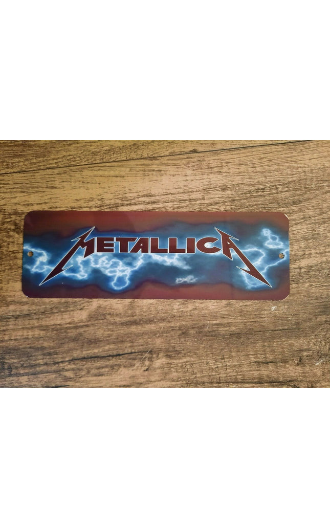 Metallica Rock Band Banner Marquee 4x12 Metal Wall Sign Music