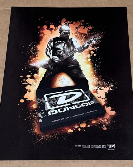 Dunlop - KERRY KING of SLAYER - 2007 Print Ad