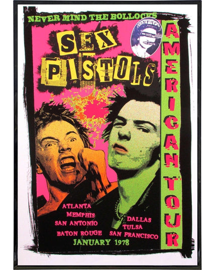 Sex Pistols American Tour Poster Print