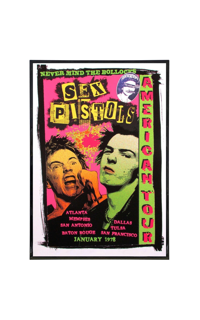Sex Pistols American Tour Poster Print
