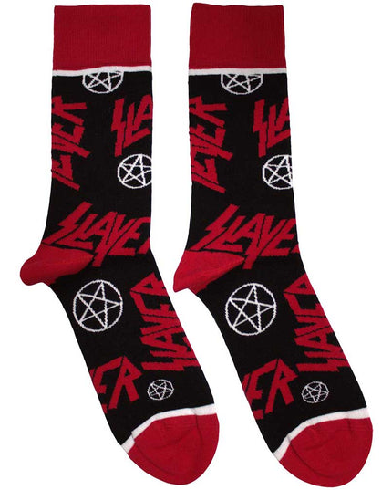 SLAYER Logos and Pentegrams [Socks]
