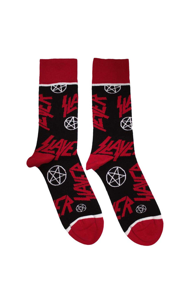 SLAYER Logos and Pentegrams [Socks]