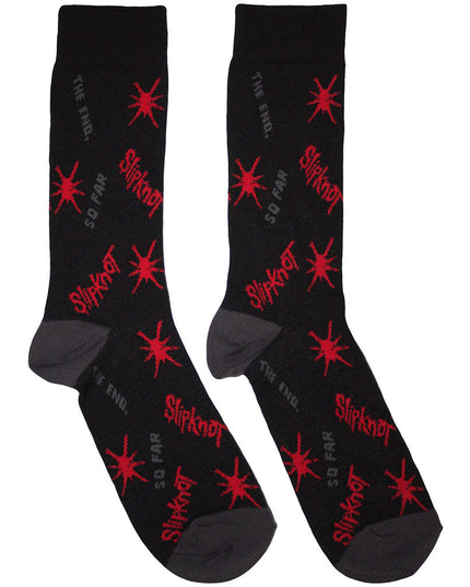 Slipknot All Over Print Splat The End, So Far [Socks]