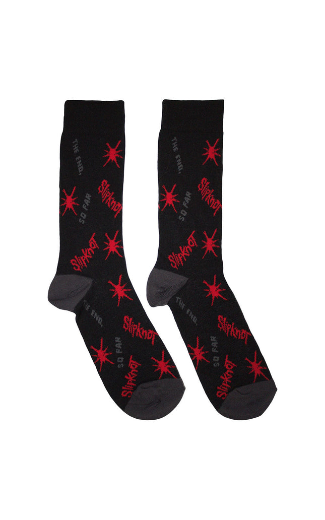 Slipknot All Over Print Splat The End, So Far [Socks]