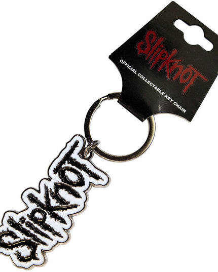 Slipknot Black Logo White Border [Keychain]
