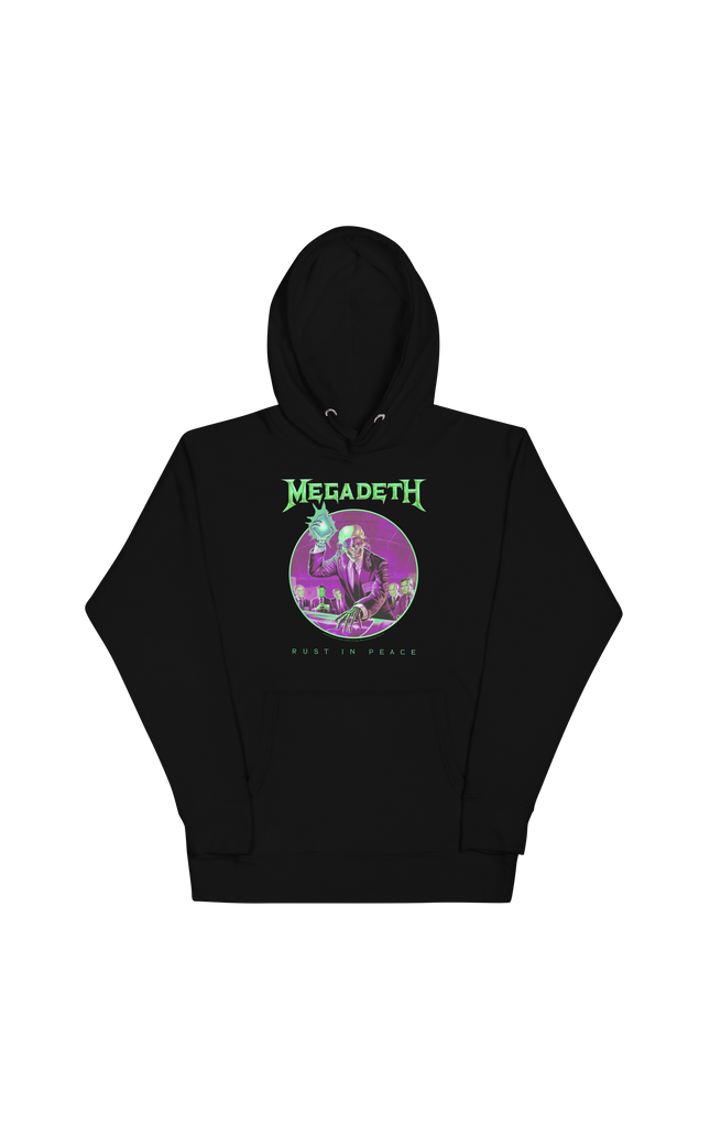 Stakes Megadeth Green Rust Classic Hoodie [Apparel]