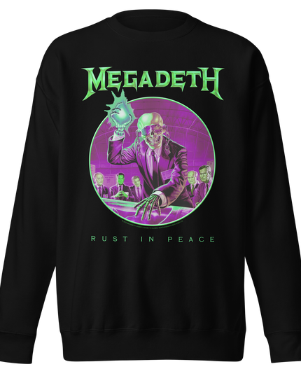 Stakes Megadeth Green Rust Jumbo Print Sweatshirt [Apparel]