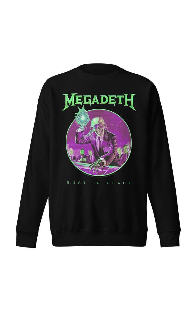 Stakes Megadeth Green Rust Jumbo Print Sweatshirt [Apparel]