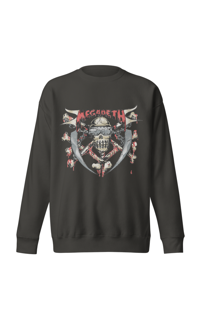 Stakes MegaDeth - Hand Painted Vic Jumbo Print Sweatshirt [Apparel]