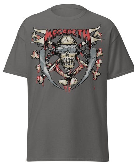 Stakes MegaDeth - Hand Painted Vic Jumbo Print T-Shirt [Apparel]