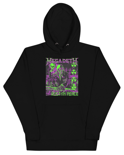Stakes Megadeth Neon Rust Classic Hoodie [Apparel]