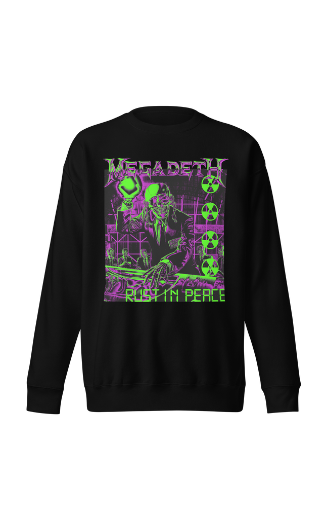 Stakes Megadeth Neon Rust Jumbo Print Sweatshirt [Apparel]