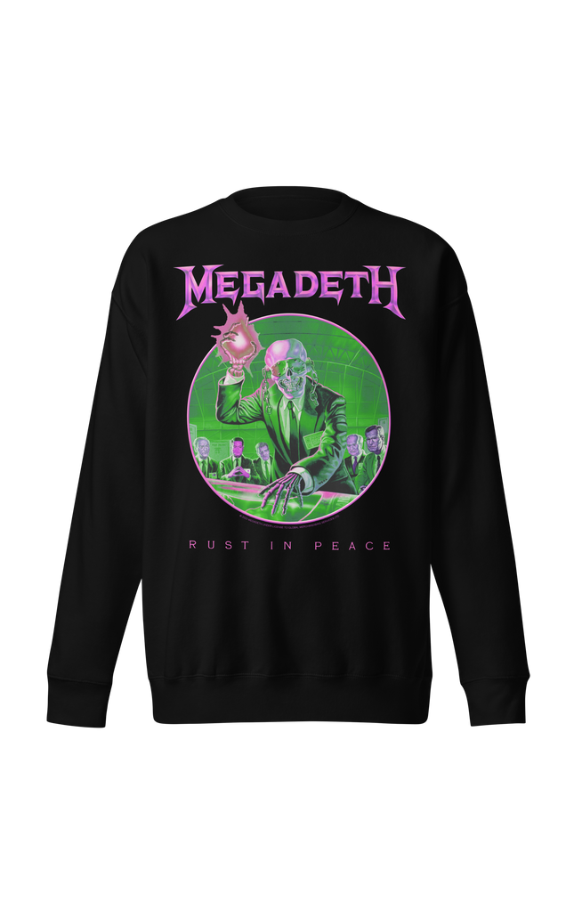 Stakes Megadeth Purple Rust Jumbo Print Sweatshirt [Apparel]
