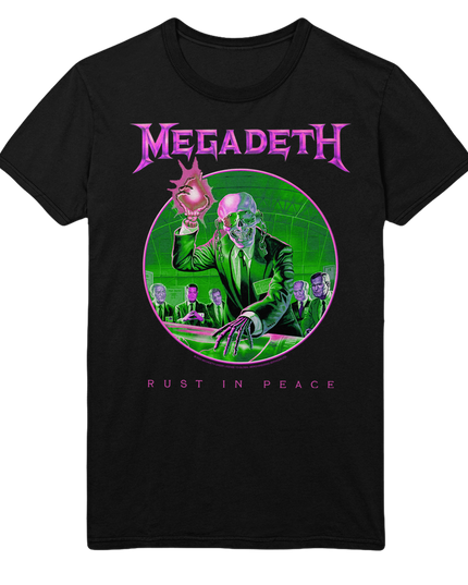 Stakes Megadeth Purple Rust Jumbo Print T-Shirt [Apparel]