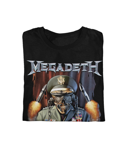 Stakes MegaDeth - Rattlehead Vic Jumbo Print T-Shirt [Apparel]