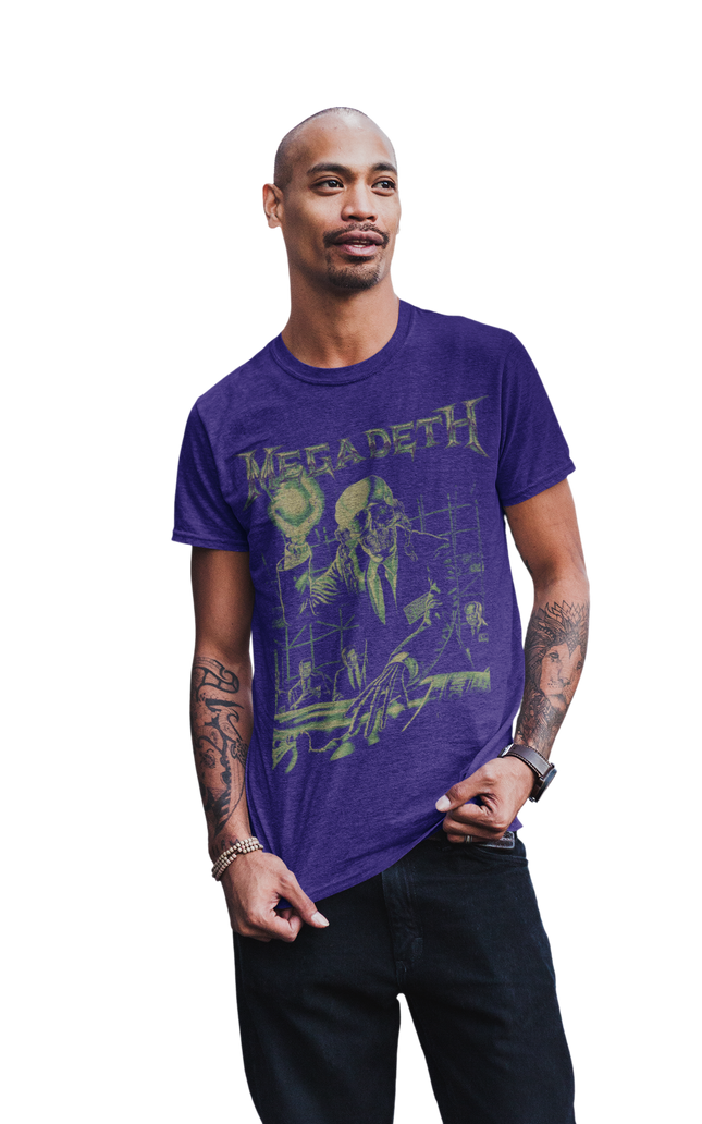Stakes MegaDeth - See No Evil Jumbo Print T-Shirt [Apparel]