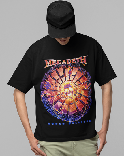 Stakes Megadeth Super Collider Jumbo Print T-shirt [Apparel]