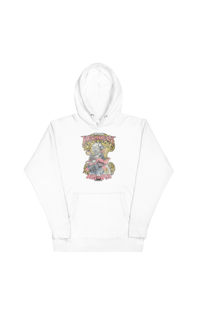 Stakes MegaDeth - Vintage Built for Speed Classic Hoodie [Apparel]