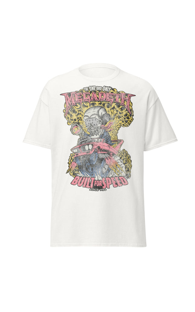 Stakes MegaDeth - Vintage Built for Speed Jumbo Print T-Shirt [Apparel]