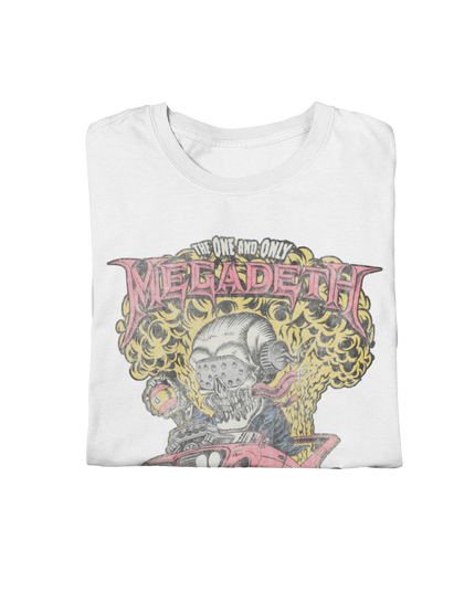 Stakes MegaDeth - Vintage Built for Speed Jumbo Print T-Shirt [Apparel]