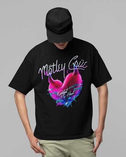 Motley Crue Kickstart Jumbo Print T-shirt [Apparel]