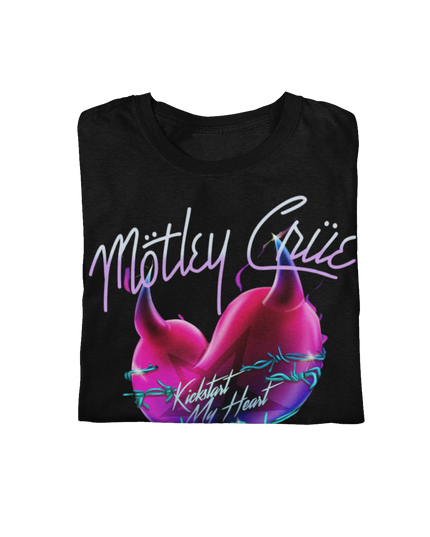 Motley Crue Kickstart Jumbo Print T-shirt [Apparel]