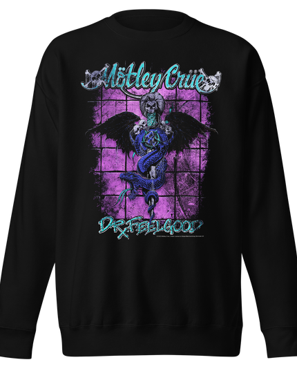 Motley Crue Pop Dr. Feelgood Jumbo Print Sweatshirt [Apparel]