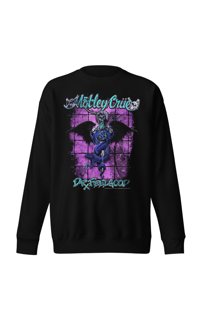 Motley Crue Pop Dr. Feelgood Jumbo Print Sweatshirt [Apparel]