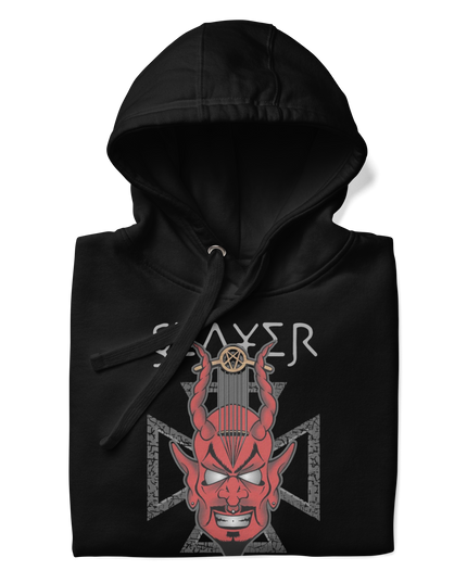 Stakes Slayer Devil's Horns Vintage Hoodie [Apparel]