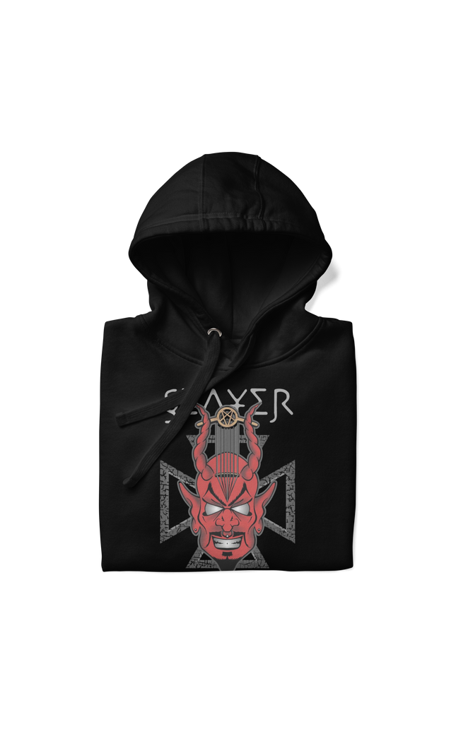 Stakes Slayer Devil's Horns Vintage Hoodie [Apparel]