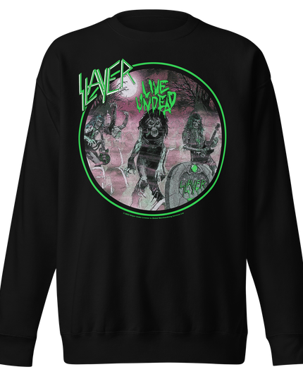 Stakes Slayer Neon Green Undead Jumbo Print Sweatshirt [Apparel]