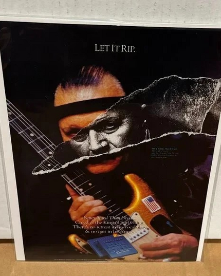 Dean Markley Strings - Dick Dale - 1996 Print Advertisement