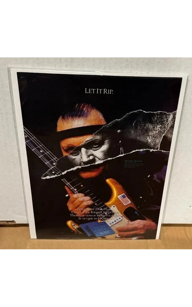 Dean Markley Strings - Dick Dale - 1996 Print Advertisement