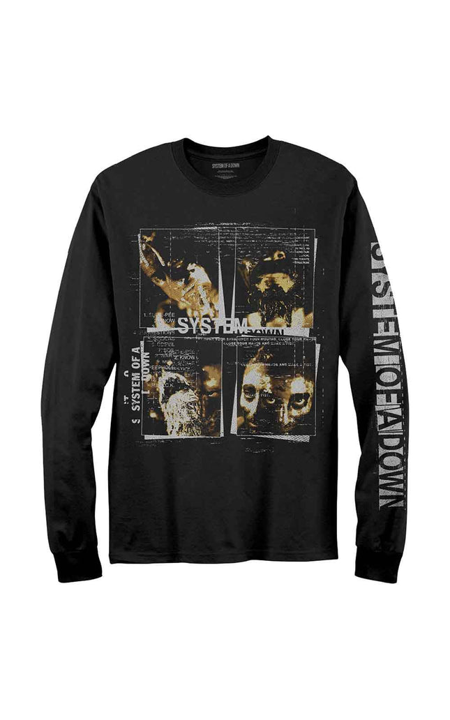 System Of A Down Face Boxes [T-Shirt] L/S