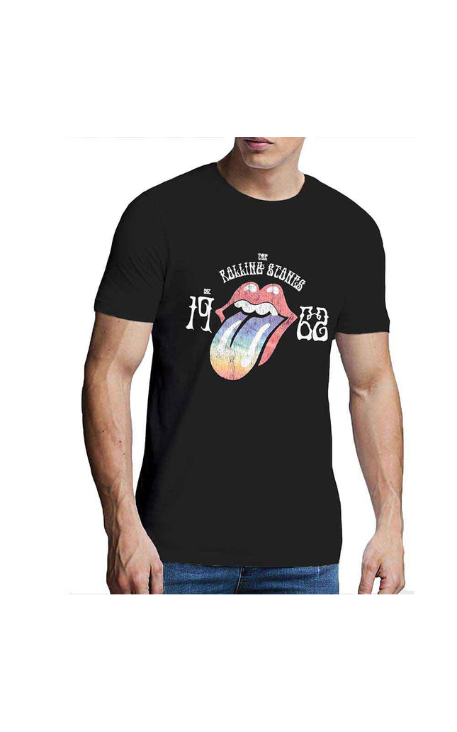 The Rolling Stones Sixty Rainbow Tongue '62 [T-Shirt]