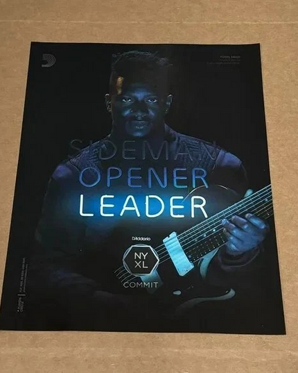 D'Addario Strings - TOSIN ABASI - 2017 Print Advertisement