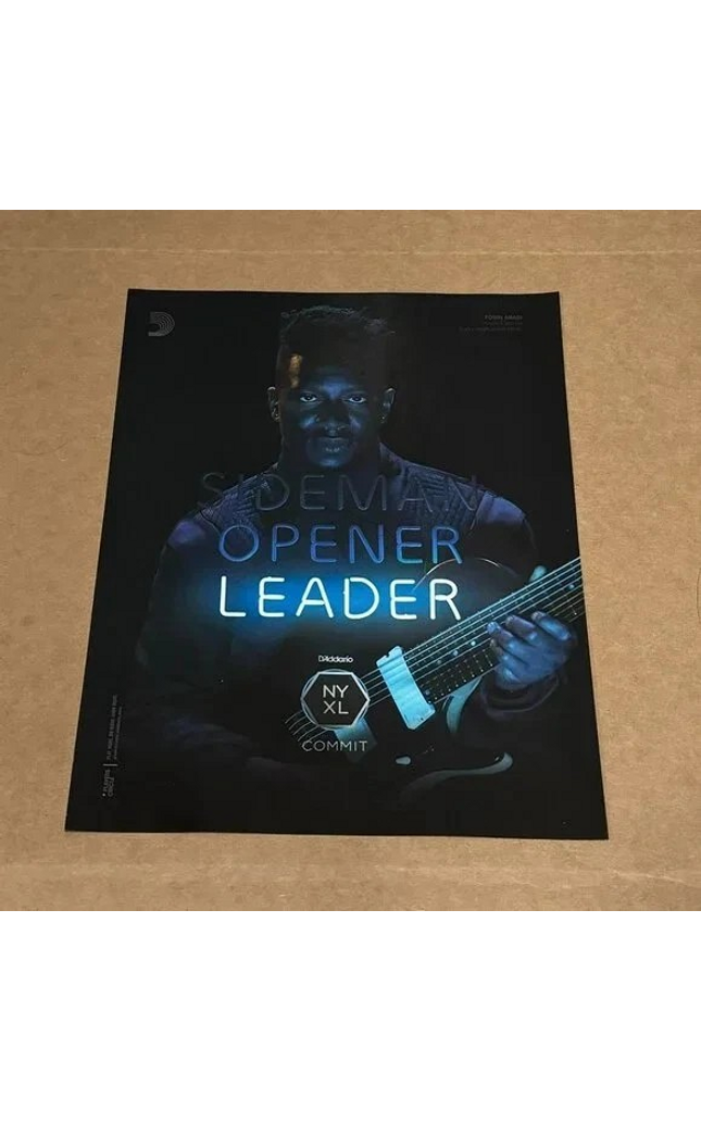 D'Addario Strings - TOSIN ABASI - 2017 Print Advertisement