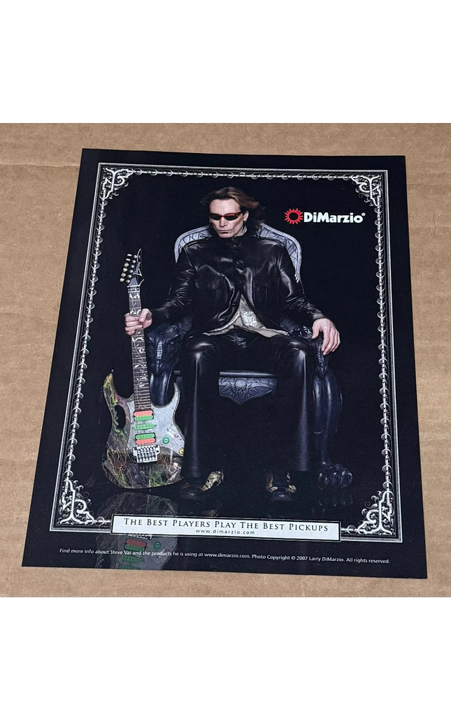 DiMarzio Pickups - STEVE VAI - 2007 Print Advertisement