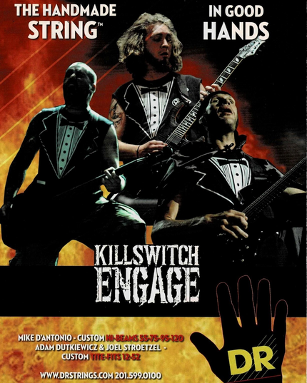 Killswitch Engage - DR Strings - 2009 Print Advertisement