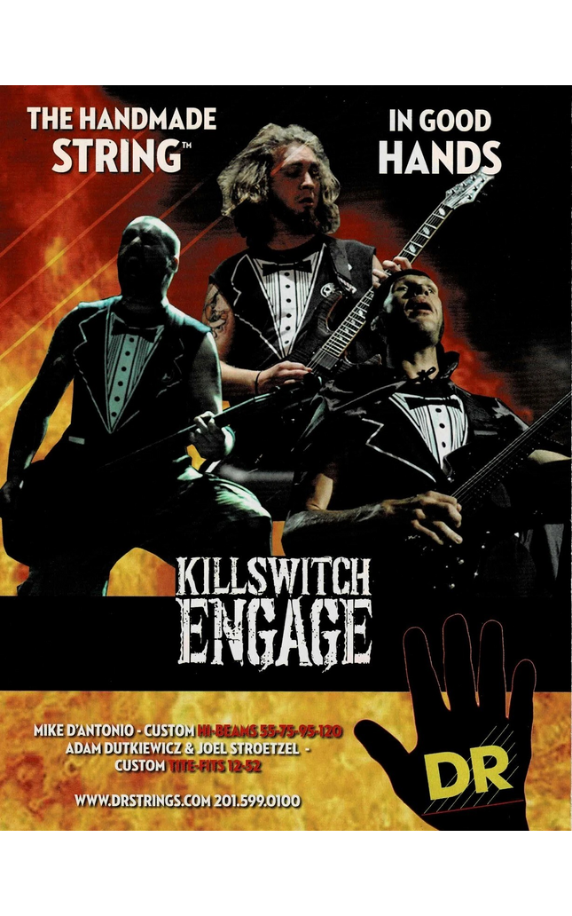 Killswitch Engage - DR Strings - 2009 Print Advertisement